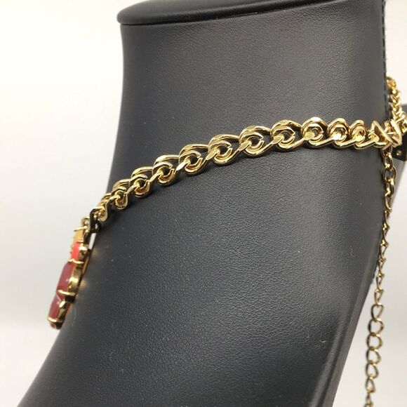 Kate Spade Steamer Glow Graduated Collar Necklace Pink and Yellow Gold Tone - Picture 6 of 16